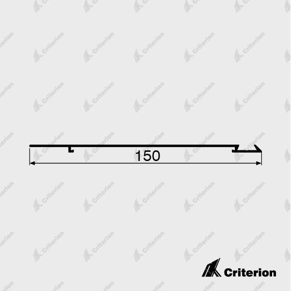 SK150 Bevel Top Screw On Skirting - Criterion Industries - 