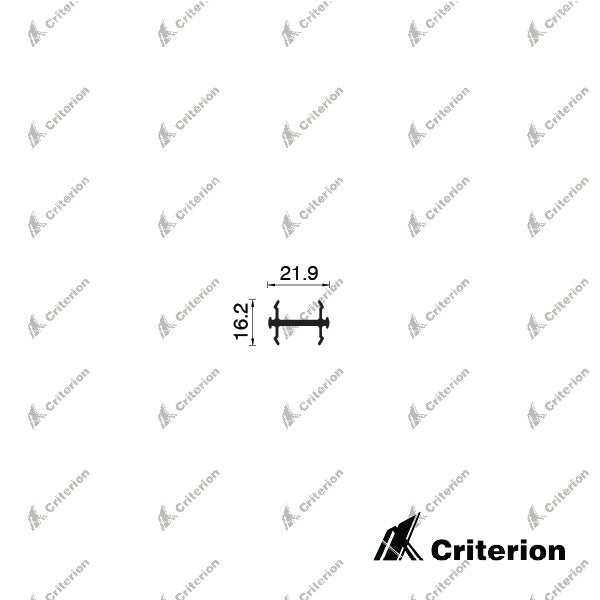 CI-S7521 (S6021) Svelte Frame Fixing Channel - Criterion Industries - 