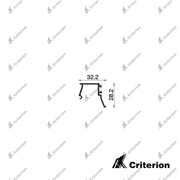 CI-S7542 (S0642) Svelte Double Glazing Adaptor - Criterion Industries - 