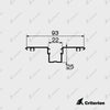 CI-D2540 Glazing Adaptor - Criterion Industries -