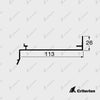CI-G3185 Slotted Sub Sill - Criterion Industries -