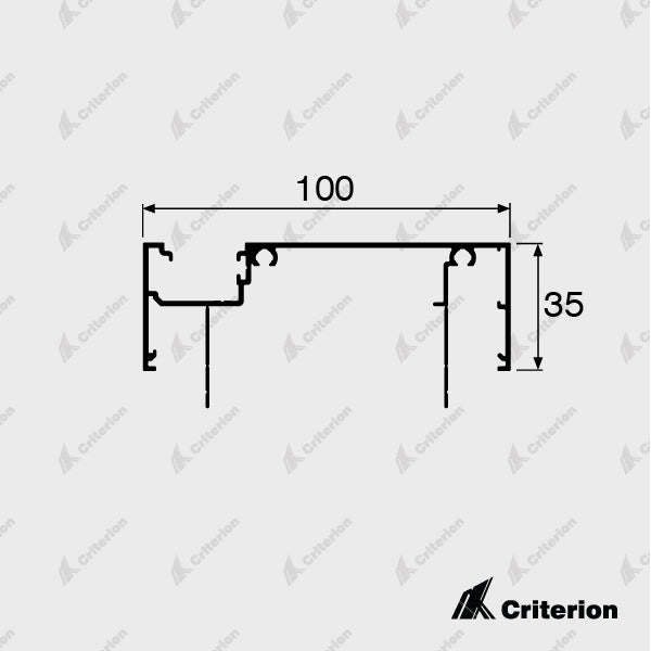CI-P2236 Offset Glazing Frame (Long Legs) - Criterion Industries - 