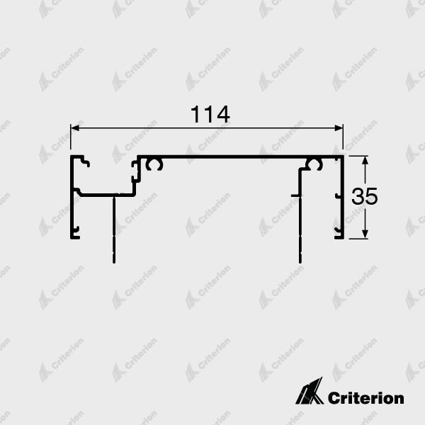 CI-P3236 Offset Glazing Frame (Long Legs) - Criterion Industries - 
