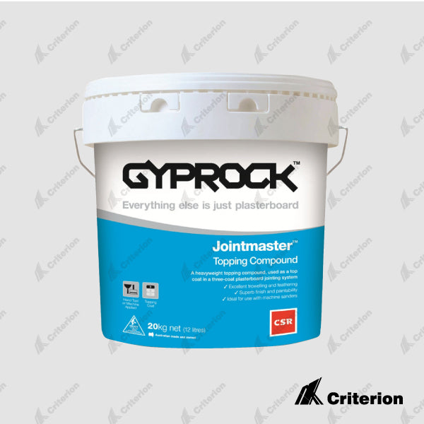 CSR Jointmaster Topping Coat - Criterion Industries - plasterboard