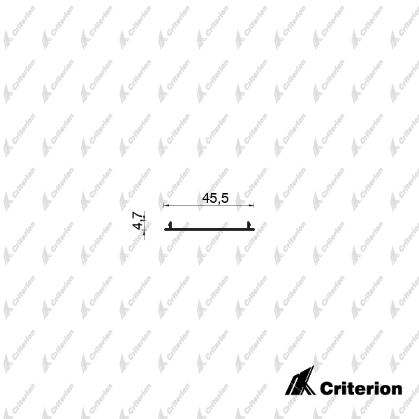 CI-S7544 (S0644) Svelte Flat Filler - Criterion Industries - 