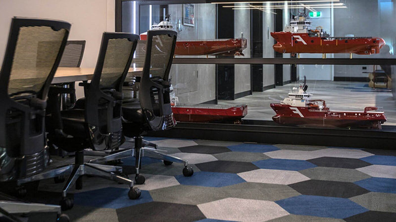 Ibeam - Arctic Lena Sliding System - Solstad Farstad - office fitouts - australia