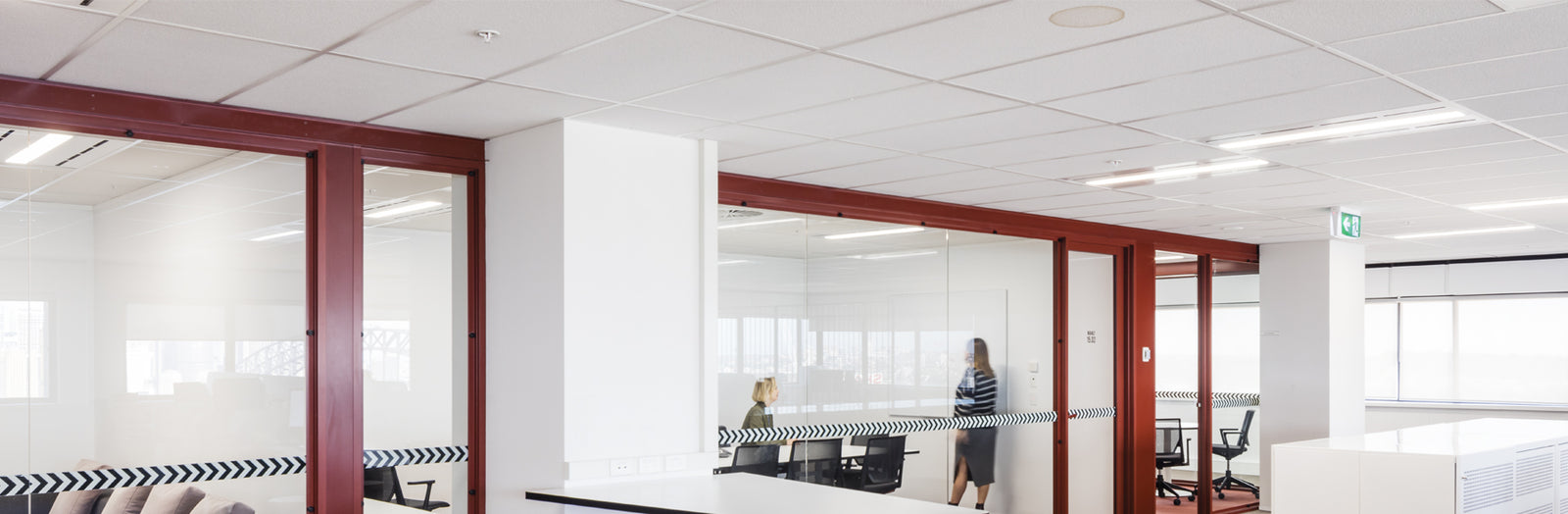 Exposed ceiling systems