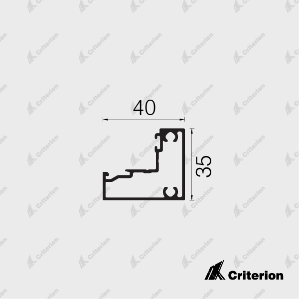 CI-2254A Lena 90 Sill Section (Suits CI-UP0056 Bead) - Criterion Industries - 