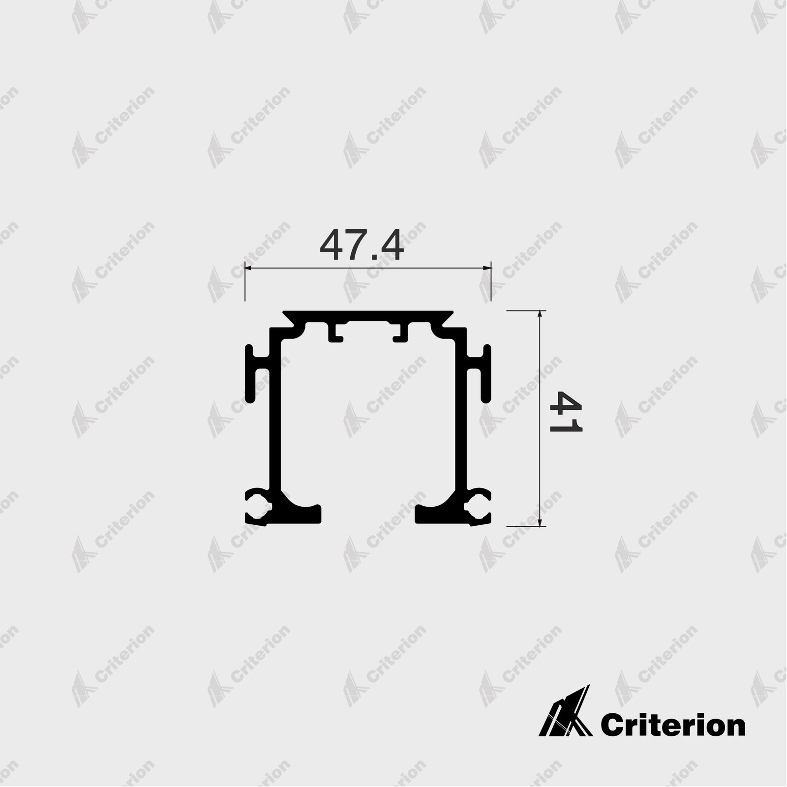 CI-5156 38mm Arctic Sliding Track