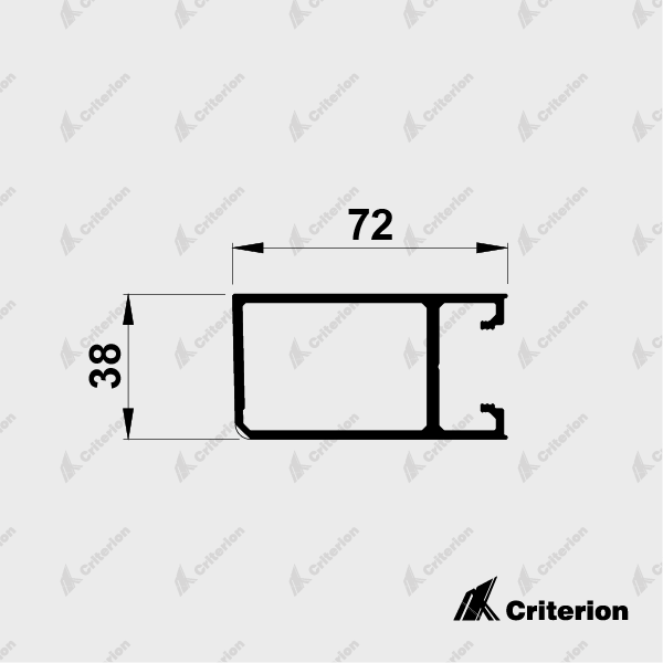 CI-6022 Barwon Narrow Hinge Stile