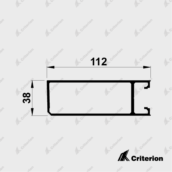 CI-6032 Barwon Wide Hinge Stile