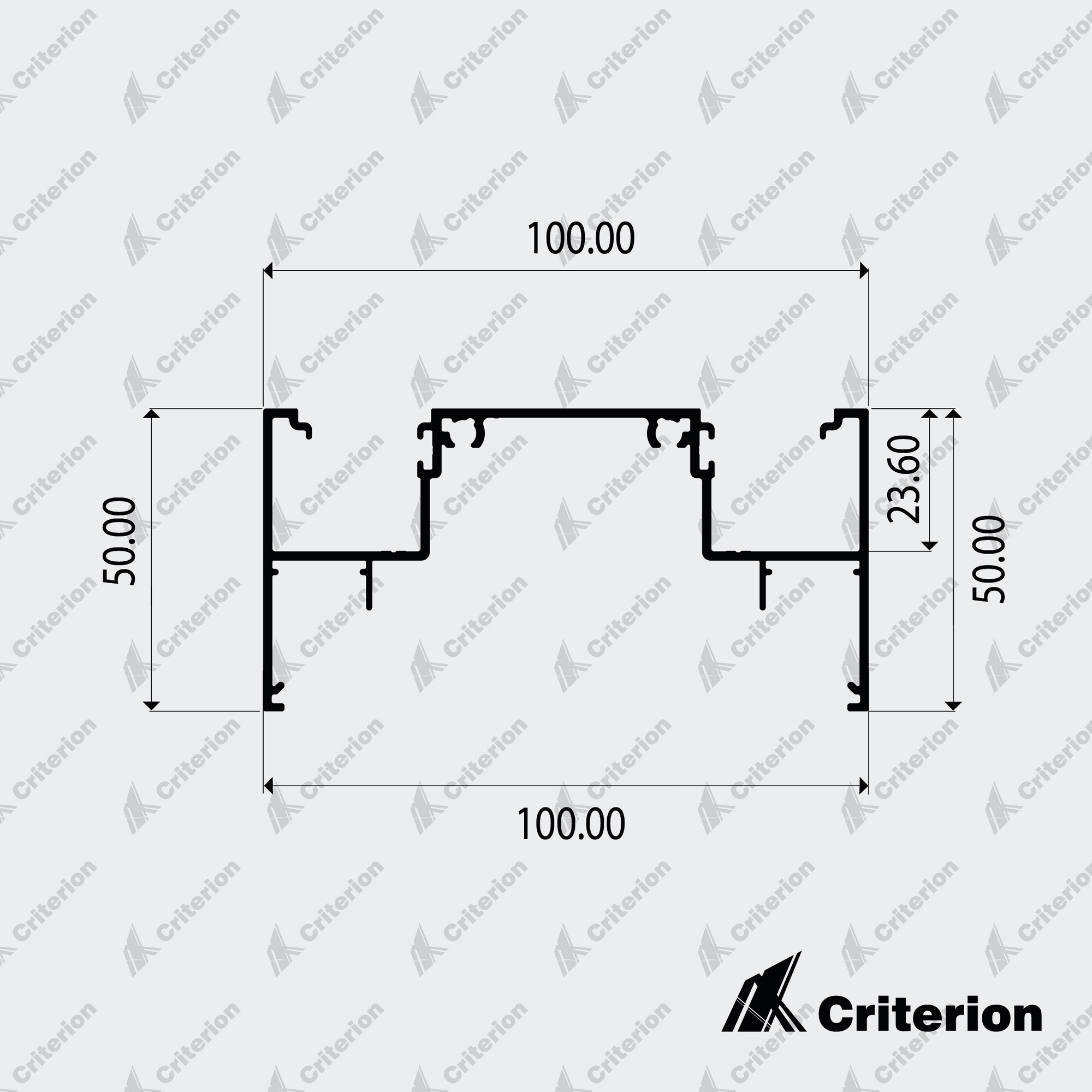 CI-D2532A Double Glazing Frame - Criterion Industries - 