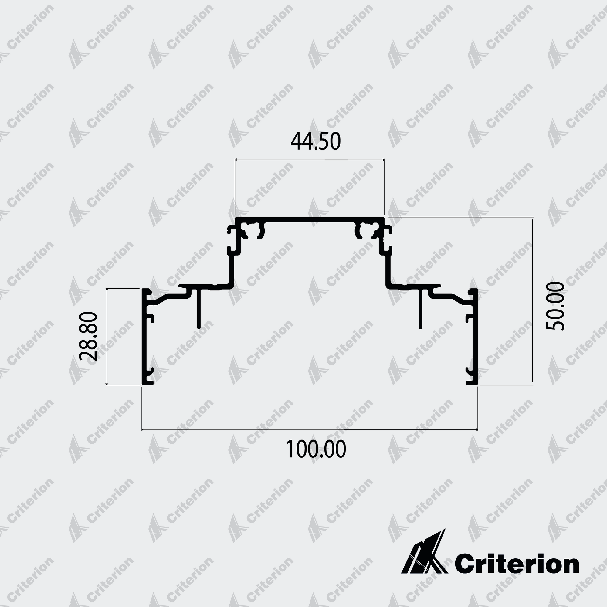 CI-D2552A Double Glazing Sill - Criterion Industries - 