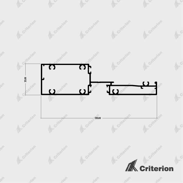 CI-P4230 Window Frame (Platinum 120) - Criterion Industries