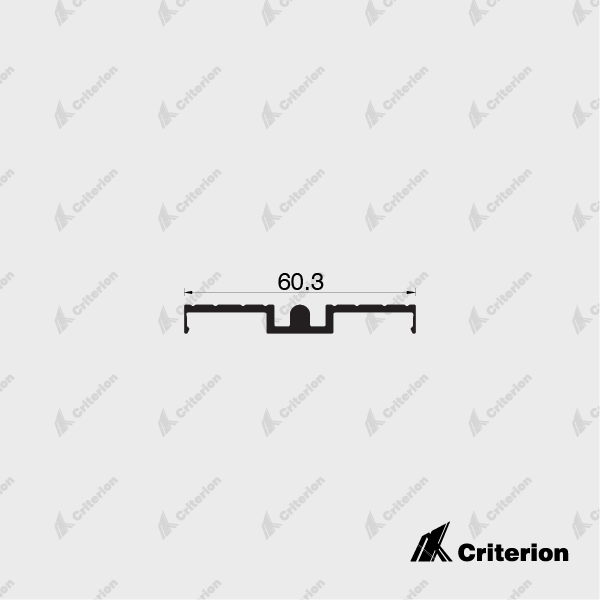 CI-5125 Base Track Square Edge (NEW) - Criterion Industries - 