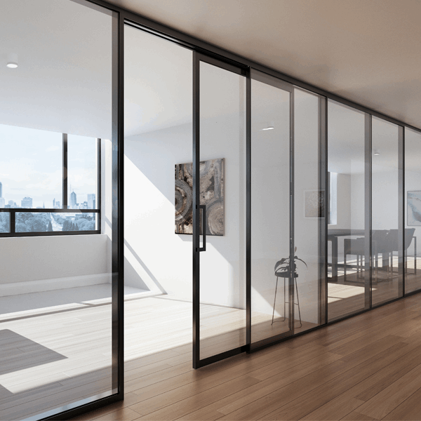 acoustic Integrated Sliding System - office fitout