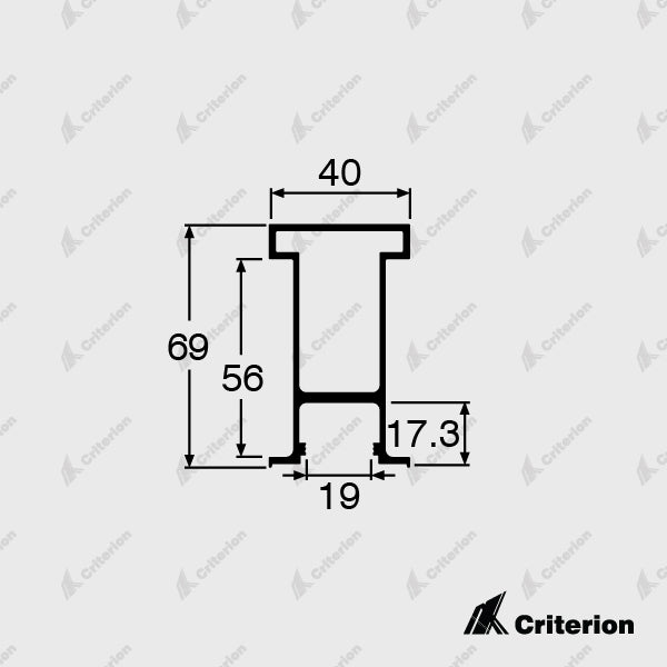 CI-0528 Door Stile Criterion Industries