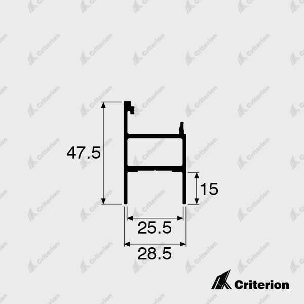 CI-0623 Narrow Rail Criterion Industries