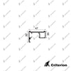 CI-S3662 38mm Svelte 36 Door Jamb - Criterion Industries -