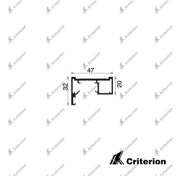 CI-S3662 38mm Svelte 36 Door Jamb - Criterion Industries - 