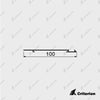 SK101 Bevel Top Screw On Skirting - Criterion Industries -