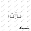CI-S7532 Svelte 75 Double Glaze Frame - Criterion Industries -