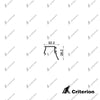 CI-S7542 (S0642) Svelte Double Glazing Adaptor - Criterion Industries -