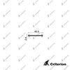 CI-S7545 (S0645) Svelte Offset Frame Adaptor - Criterion Industries -