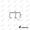 CI-S7546 (S0653) Svelte Offset Track (Top Roller) - Criterion Industries -