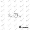 CI-S7552 Svelte 75 Double Glaze Sill