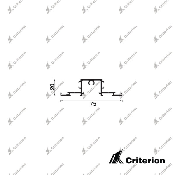 CI-S7552 Svelte 75 Double Glaze Sill