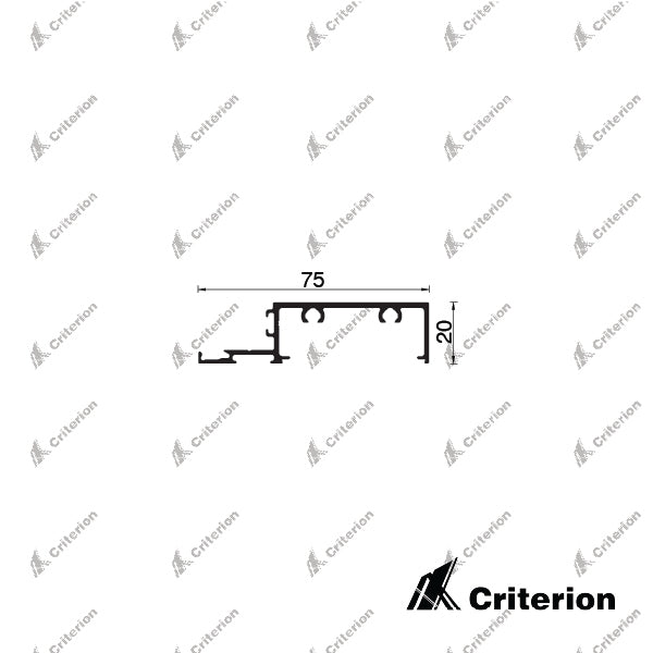 CI-S7553 Svelte 75 Offset Sill