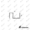 CI-S7554 (S0654) Svelte 40mm Window Frame - Criterion Industries -