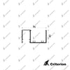 CI-S7554 (S0654) Svelte 40mm Window Frame - Criterion Industries