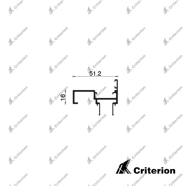 CI-S7563 (S0657) Svelte Front Glazed Door Jamb
