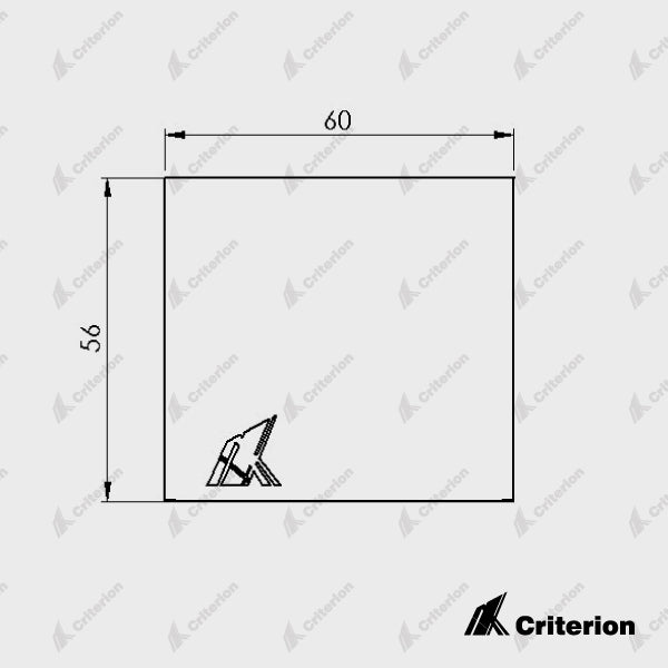 IBeam Plastic Sliding Door Cap - Criterion Industries - 