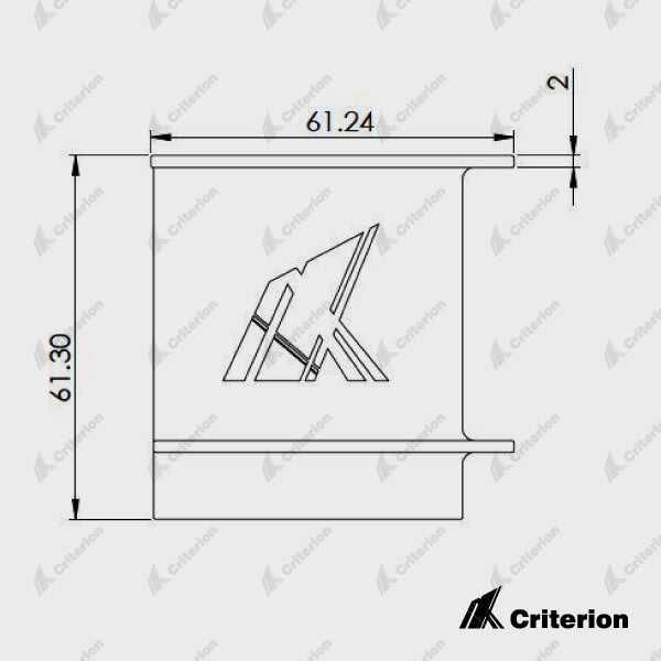 IBeam Sliding Track Left End Cap - Criterion Industries - 