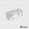 Amazon Single Floor Roller - Timber Doors Criterion Industries