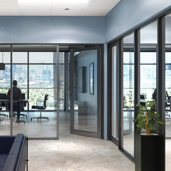 Barwon 38mm acoustic aluminium door - Office fitout