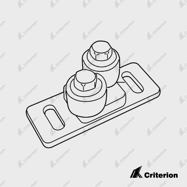 Door Roller Guide (Floor Mounted) - Criterion Industries - 