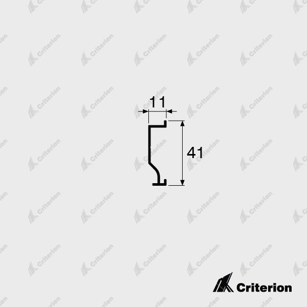 CI-0526 Track Mounting Bracket - Standard - Criterion Industries - office fitouts - australia