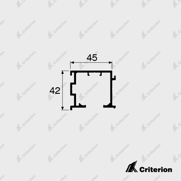 IBeam Sliding Track - Criterion Industries - 51-80kg, 81-100kg, ibeam, IBeam Doors, sliding selector, Sliding Track, sliding track systems, Soft Close, Standard, Timber Doors, Top Roller, Under 50kg