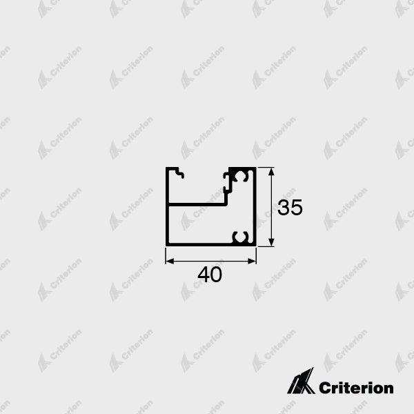 CI-2234 Lena 90 Offset Frame - Standard - Criterion Industries - office fitouts - australia