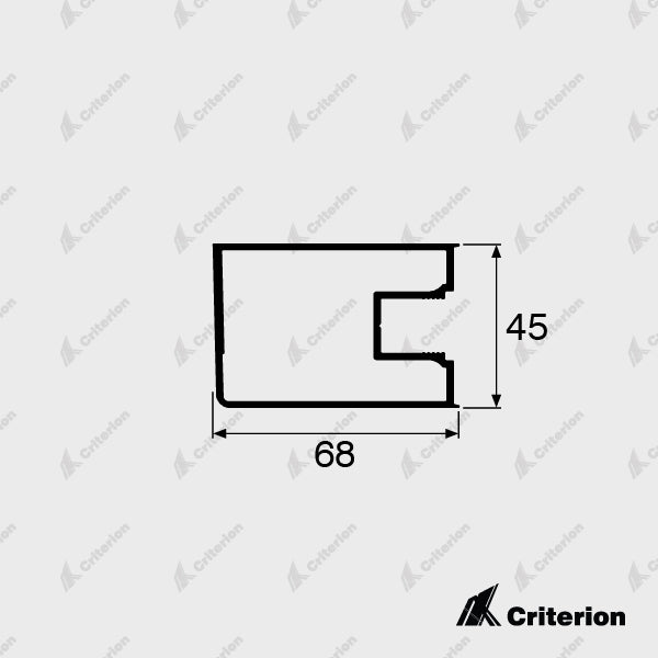 CI-5022 Narrow 66mm Hinge Stile - Criterion Industries - 