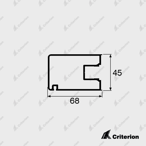 CI-5026 Wiper Stile - Standard - Criterion Industries - office fitouts - australia