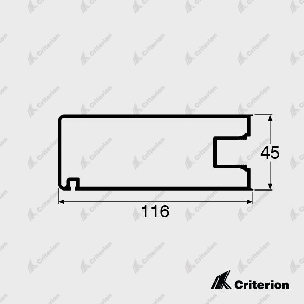 CI-5036 Wide Wiper Stile - Standard - Criterion Industries - office fitouts - australia