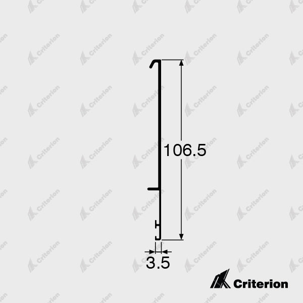 CI-5119 Pelmet Suits CI-5118 Overhead Track - Standard - Criterion Industries - office fitouts - australia