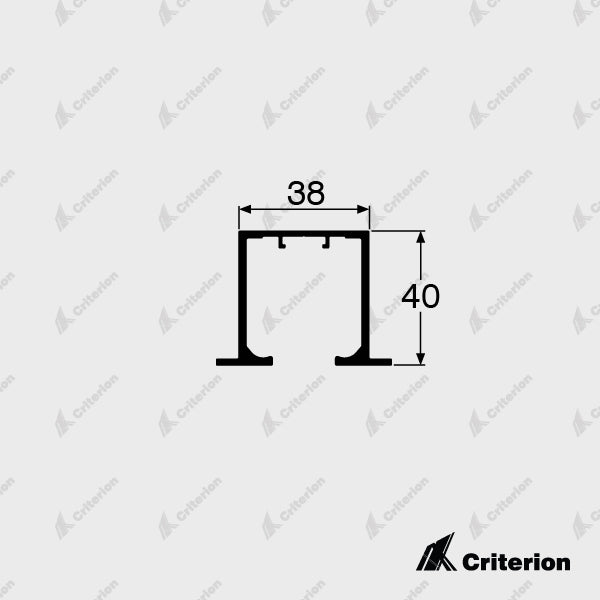 CI-5151 Arctic 80 kg Overhead Track with Flanges - Criterion Industries - 