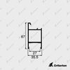 CI-6023 Narrow Rail