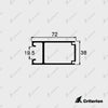 CI-6027 Narrow Pivot Stile - Criterion Industries -